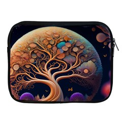 Trees Dream Art Intricate Patterns Digital Nature Apple Ipad 2/3/4 Zipper Cases by Ravend