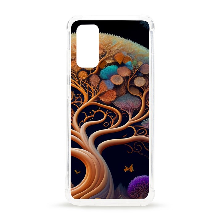 Trees Dream Art Intricate Patterns Digital Nature Samsung Galaxy S20 6.2 Inch TPU UV Case