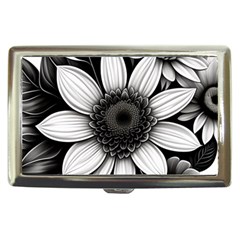 Sketch Flowers Art Background Photorealistic Cigarette Money Case by Ravend