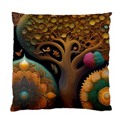 Trees Dream Generative Art Intricate Patterns Standard Cushion Case (one Side) by Ravend