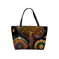 Trees Dream Generative Art Intricate Patterns Classic Shoulder Handbag by Ravend