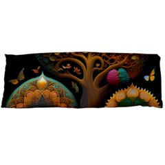 Trees Dream Generative Art Intricate Patterns Body Pillow Case (dakimakura) by Ravend