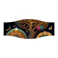 Trees Dream Generative Art Intricate Patterns Stretchable Headband by Ravend