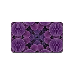 Geometric Shapes Geometric Pattern Flower Pattern Art Magnet (name Card) by Ravend