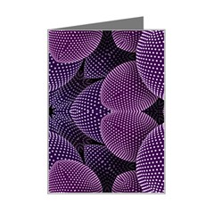 Geometric Shapes Geometric Pattern Flower Pattern Art Mini Greeting Card