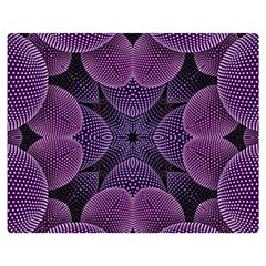 Geometric Shapes Geometric Pattern Flower Pattern Art One Side Premium Plush Fleece Blanket (medium)