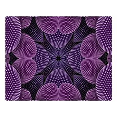 Geometric Shapes Geometric Pattern Flower Pattern Art One Side Premium Plush Fleece Blanket (large)