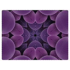 Geometric Shapes Geometric Pattern Flower Pattern Art Premium Plush Fleece Blanket (extra Small)