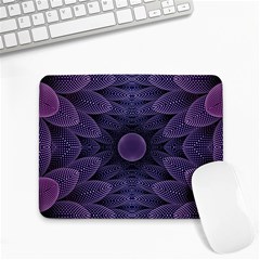 Gometric Shapes Geometric Pattern Purple Background Small Mousepad