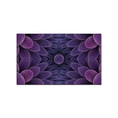 Gometric Shapes Geometric Pattern Purple Background Sticker Rectangular (10 pack)