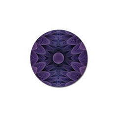 Gometric Shapes Geometric Pattern Purple Background Golf Ball Marker (4 Pack) by Ravend