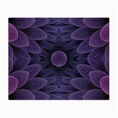 Gometric Shapes Geometric Pattern Purple Background Small Glasses Cloth