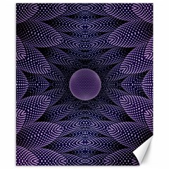 Gometric Shapes Geometric Pattern Purple Background Canvas 8  X 10  by Ravend