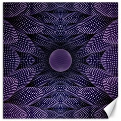 Gometric Shapes Geometric Pattern Purple Background Canvas 12  X 12  by Ravend