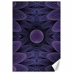 Gometric Shapes Geometric Pattern Purple Background Canvas 12  X 18  by Ravend