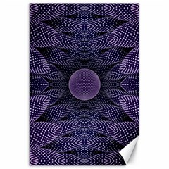 Gometric Shapes Geometric Pattern Purple Background Canvas 20  x 30 