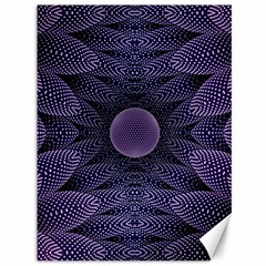 Gometric Shapes Geometric Pattern Purple Background Canvas 36  x 48 