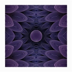 Gometric Shapes Geometric Pattern Purple Background Medium Glasses Cloth