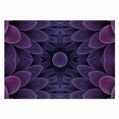 Gometric Shapes Geometric Pattern Purple Background Large Glasses Cloth by Ravend