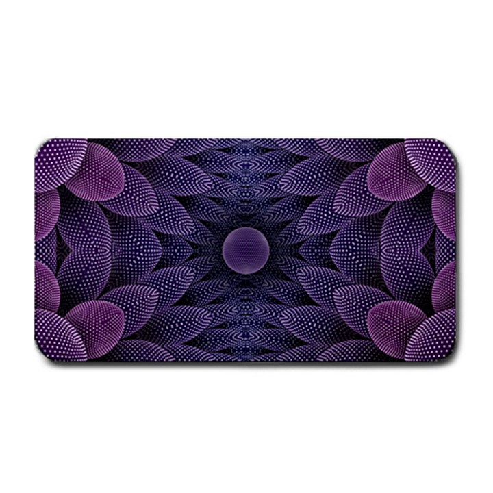 Gometric Shapes Geometric Pattern Purple Background Medium Bar Mat