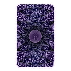 Gometric Shapes Geometric Pattern Purple Background Memory Card Reader (Rectangular)