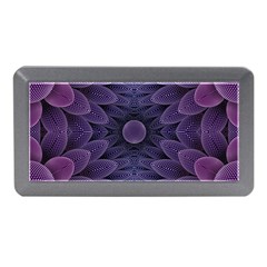 Gometric Shapes Geometric Pattern Purple Background Memory Card Reader (Mini)