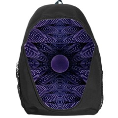 Gometric Shapes Geometric Pattern Purple Background Backpack Bag