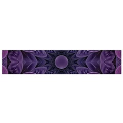 Gometric Shapes Geometric Pattern Purple Background Small Premium Plush Fleece Scarf