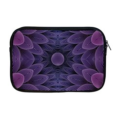 Gometric Shapes Geometric Pattern Purple Background Apple Macbook Pro 17  Zipper Case by Ravend