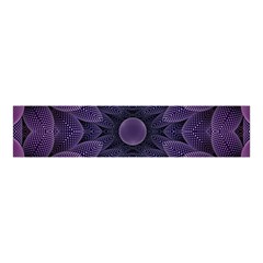 Gometric Shapes Geometric Pattern Purple Background Velvet Scrunchie