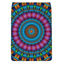 Mandela Kaleidoscope Squares Geometric Shapes Removable Flap Cover (l) by Ravend