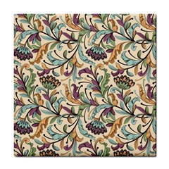 Wallpaper Floral Pattern Floral Wallpaper Background Tile Coaster