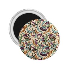 Wallpaper Floral Pattern Floral Wallpaper Background 2.25  Magnets