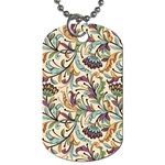 Wallpaper Floral Pattern Floral Wallpaper Background Dog Tag (Two Sides) Front