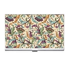 Wallpaper Floral Pattern Floral Wallpaper Background Business Card Holder