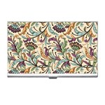 Wallpaper Floral Pattern Floral Wallpaper Background Business Card Holder Front