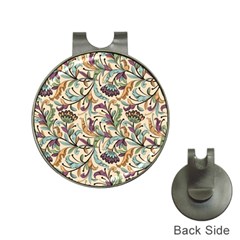 Wallpaper Floral Pattern Floral Wallpaper Background Hat Clips with Golf Markers