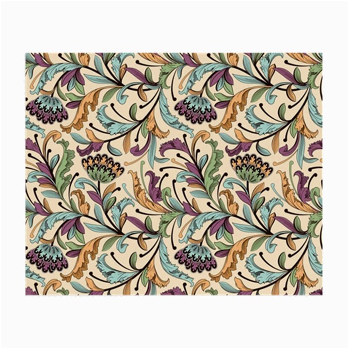 Wallpaper Floral Pattern Floral Wallpaper Background Small Glasses Cloth (2 Sides)