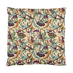 Wallpaper Floral Pattern Floral Wallpaper Background Standard Cushion Case (one Side) by Ravend