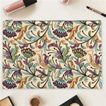 Wallpaper Floral Pattern Floral Wallpaper Background Cosmetic Bag (XXL) Front