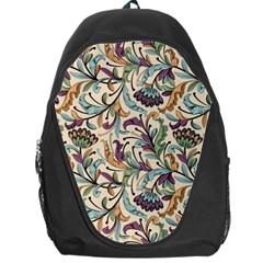 Wallpaper Floral Pattern Floral Wallpaper Background Backpack Bag