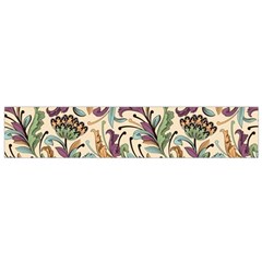 Wallpaper Floral Pattern Floral Wallpaper Background Small Premium Plush Fleece Scarf