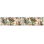 Wallpaper Floral Pattern Floral Wallpaper Background Large Premium Plush Fleece Scarf  Front