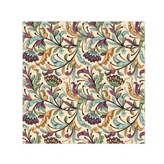 Wallpaper Floral Pattern Floral Wallpaper Background Square Satin Scarf (30  x 30 )