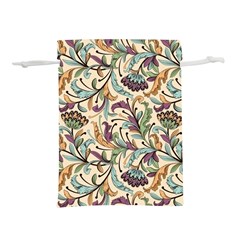 Wallpaper Floral Pattern Floral Wallpaper Background Lightweight Drawstring Pouch (S)