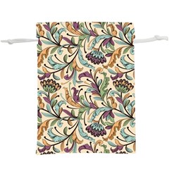 Wallpaper Floral Pattern Floral Wallpaper Background Lightweight Drawstring Pouch (XL)