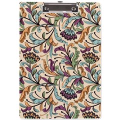 Wallpaper Floral Pattern Floral Wallpaper Background A4 Acrylic Clipboard