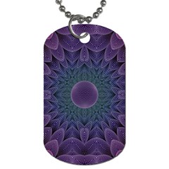 Geometric Shapes Geometric Pattern Flower Pattern Dog Tag (two Sides)