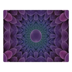 Geometric Shapes Geometric Pattern Flower Pattern Premium Plush Fleece Blanket (large) by Ravend