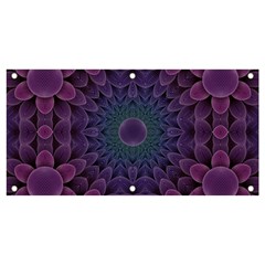 Geometric Shapes Geometric Pattern Flower Pattern Banner And Sign 4  X 2  by Ravend